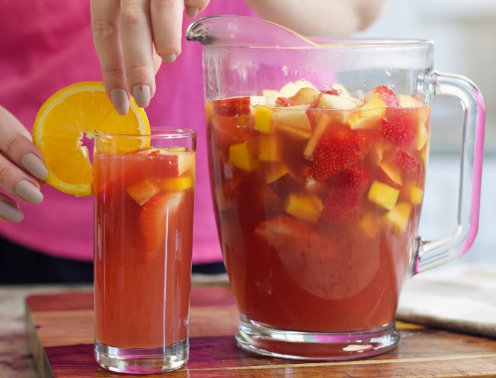 sangria mocktail