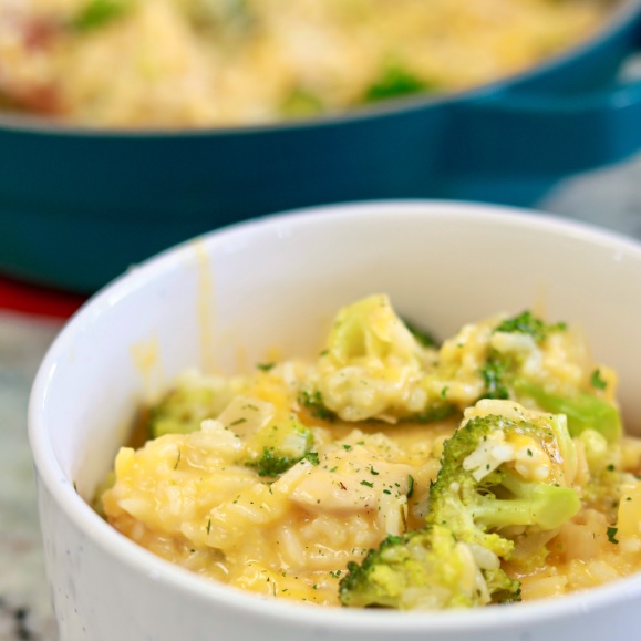 cheesy chicken and rice recipe