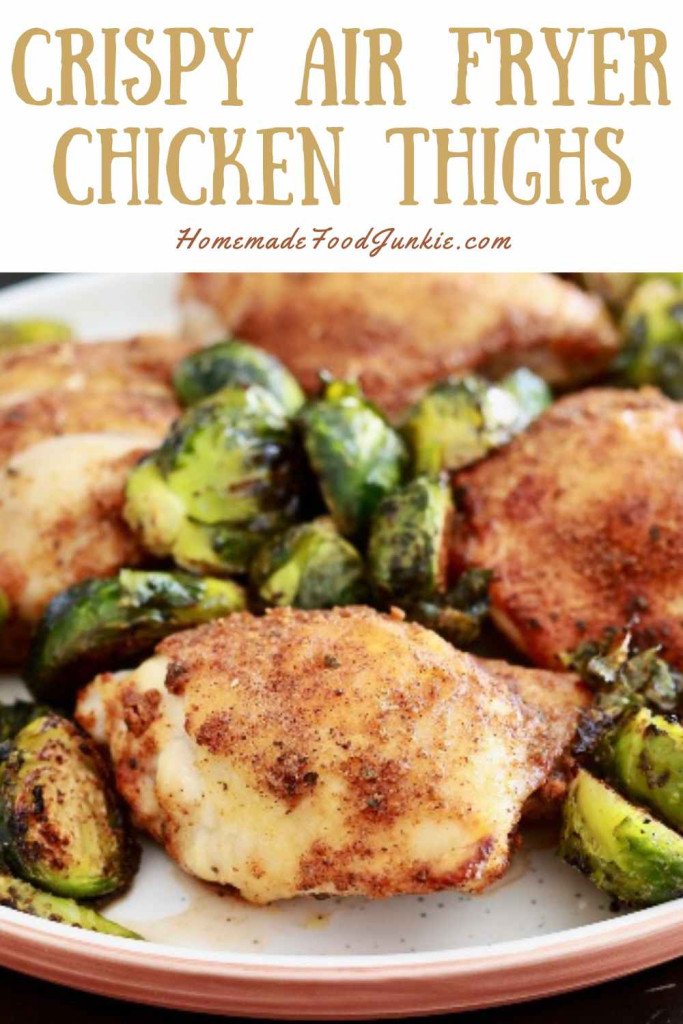 crispy air fryer chicken thighs