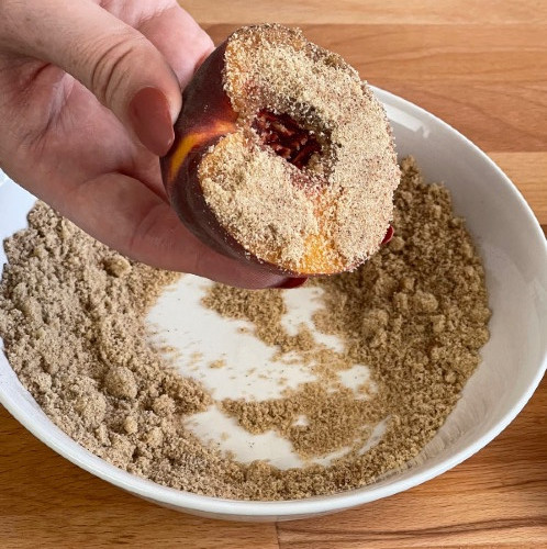 dipped peach