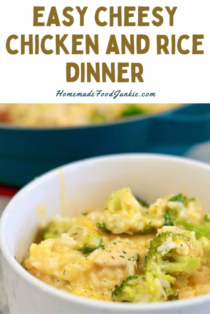 easy cheesy chicken and rice dinner