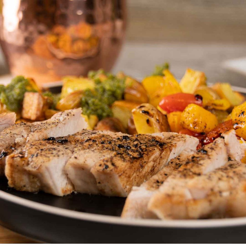 sheet pan pork chops