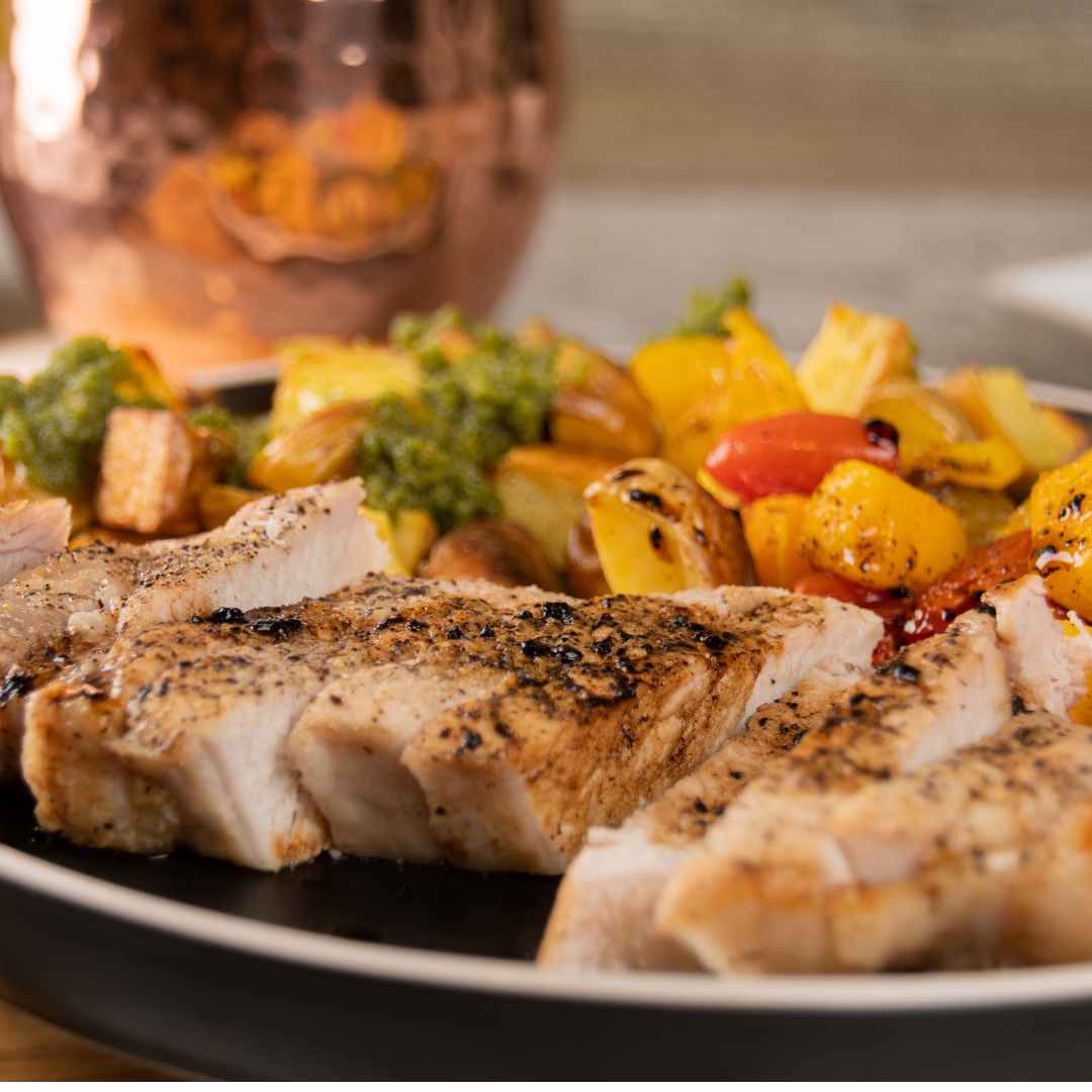 Sheet Pan Pork Chop Dinner