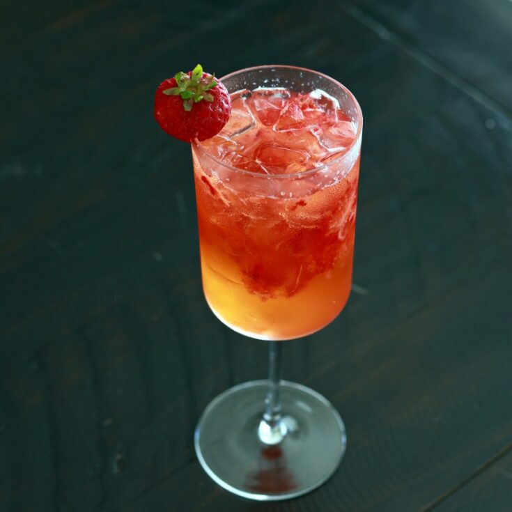 strawberry mocktail