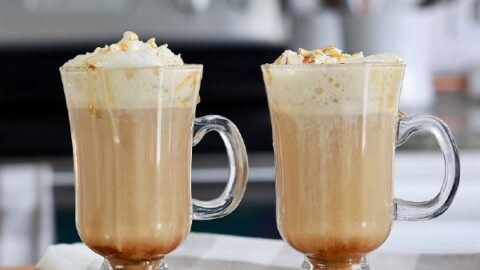 Apple Pie spiced Coffee Drink