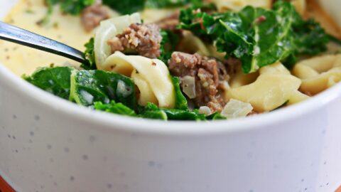 creamy tortellini soup