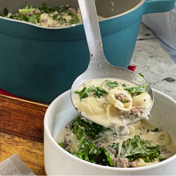 cream tortellini soup