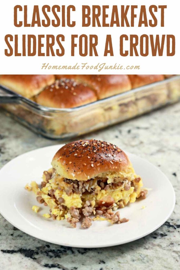 classic breakfast sliders for a crowd