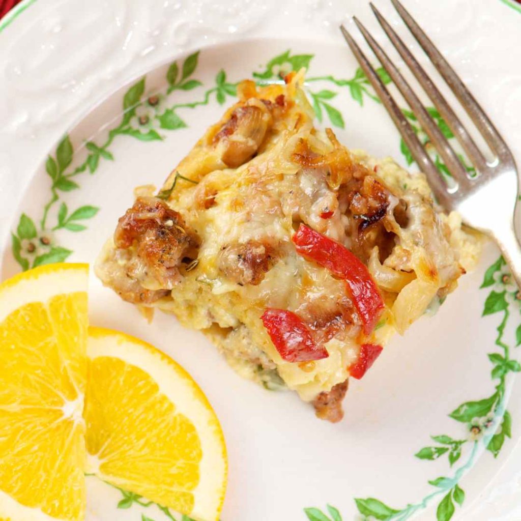 sausage breakfast casserole 4