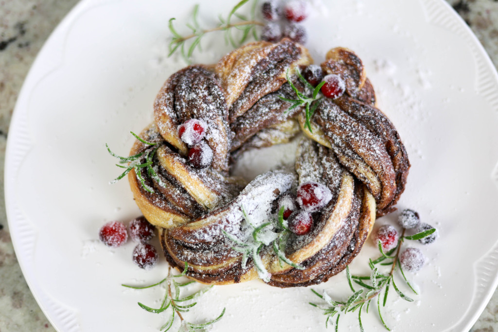 Nutella Christmas Tree Pastry 2 Nutella wreath
