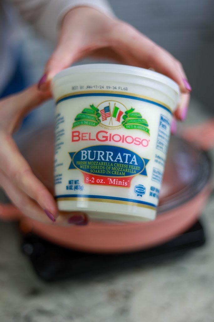 Burrata cheese from costco