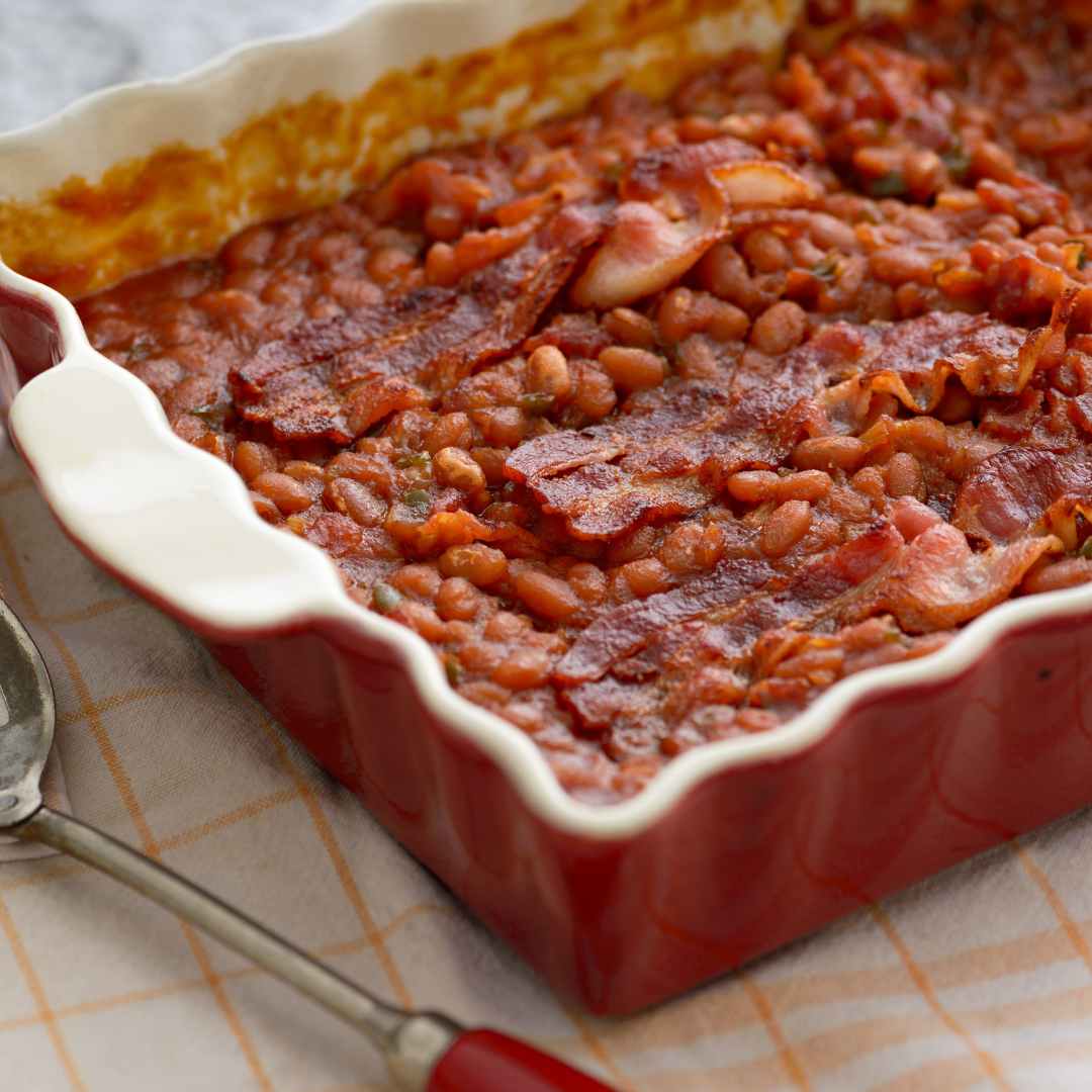 Grandmas Hamburger Bean Casserole Recipe