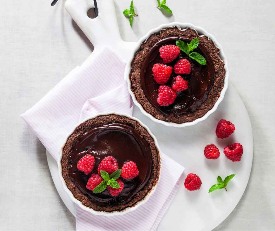 chocolate raspberry mini tartlets 2