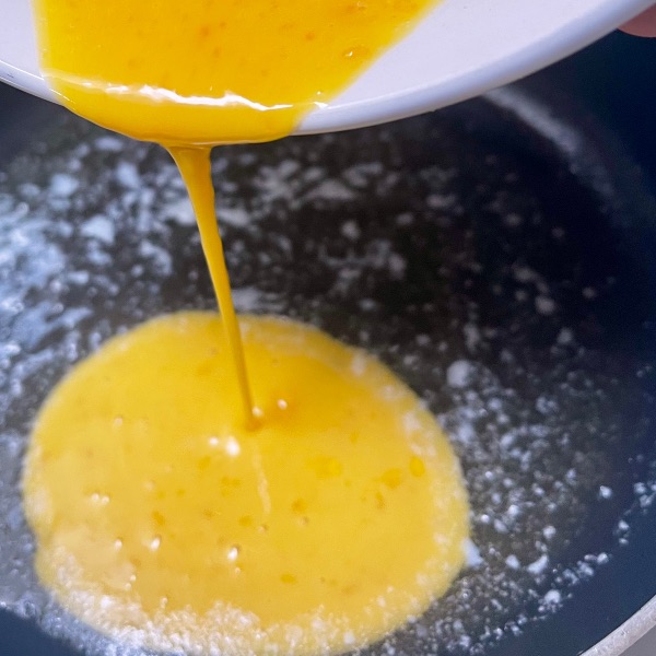 reconstituted freeze dried eggs