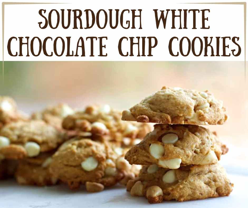 fb post sourdough white chocolate chip cookies