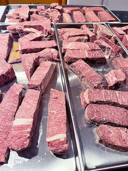 Freeze dried beef