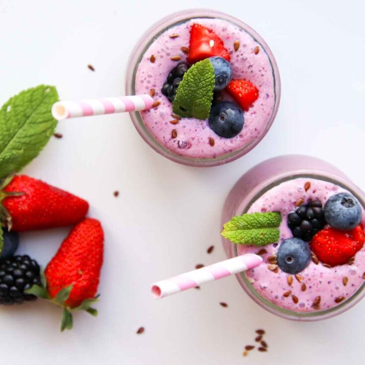 triple berry smoothie 2