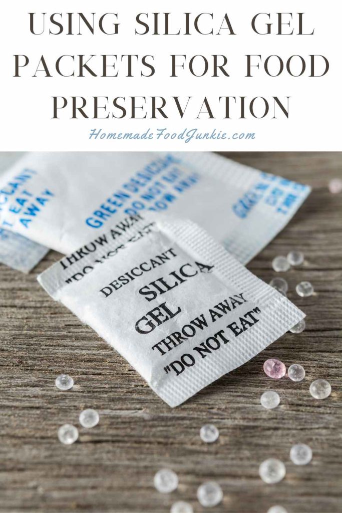 using silica gel packets