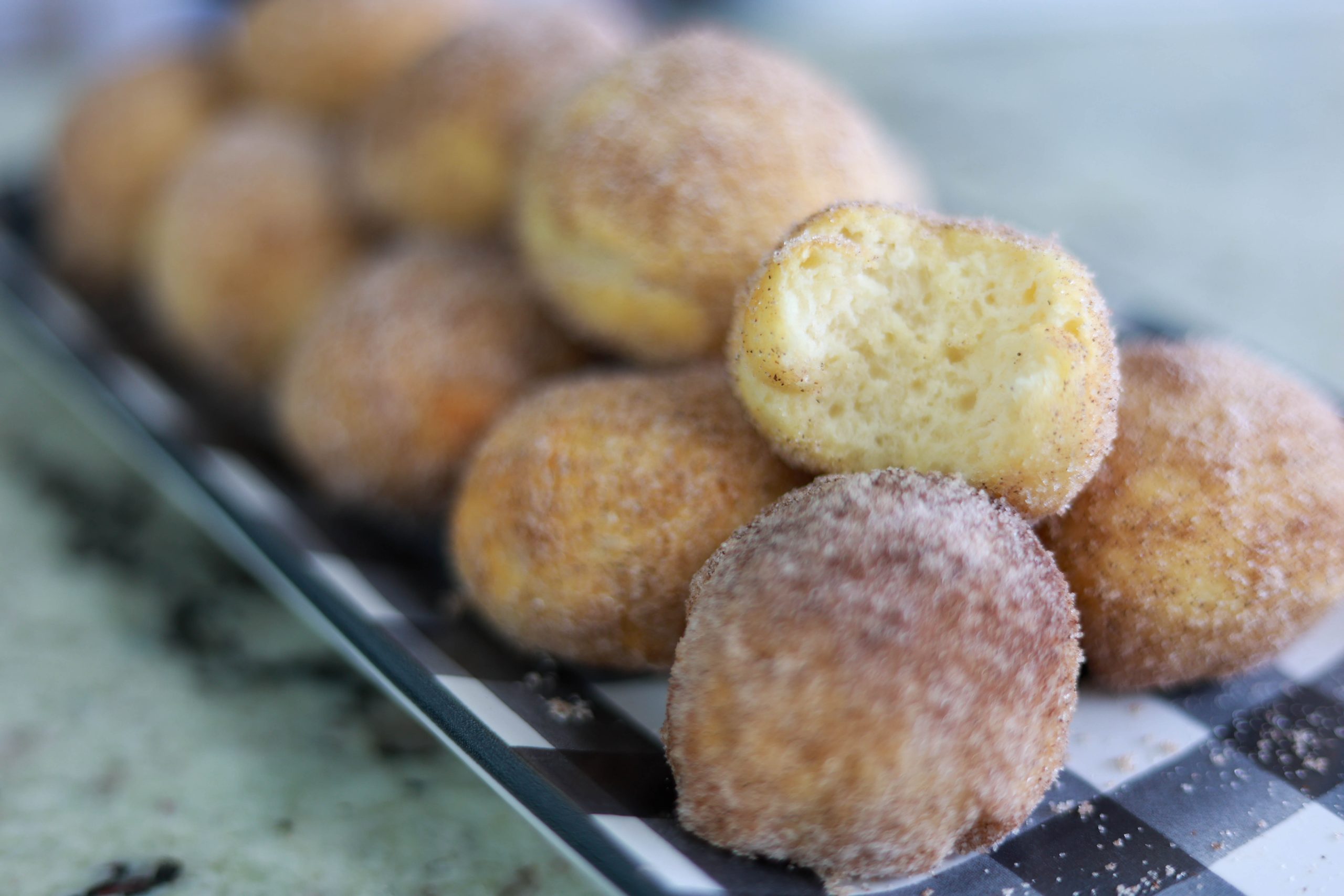 light and fluffy sourdough discard donuts