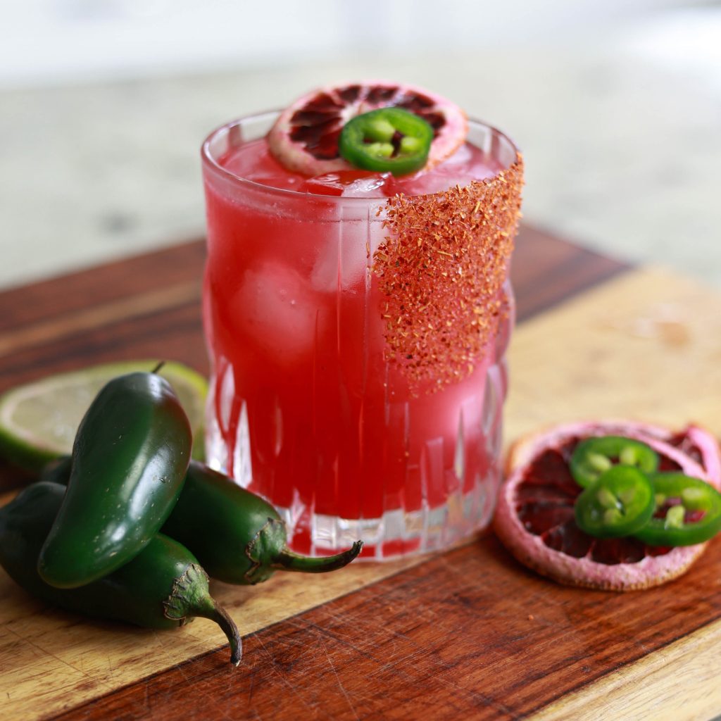 Best Spicy Blood Orange Margarita Recipe 1 spicy blood orange margarita