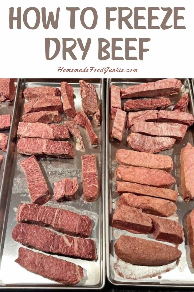 how to freeze dry beef 1