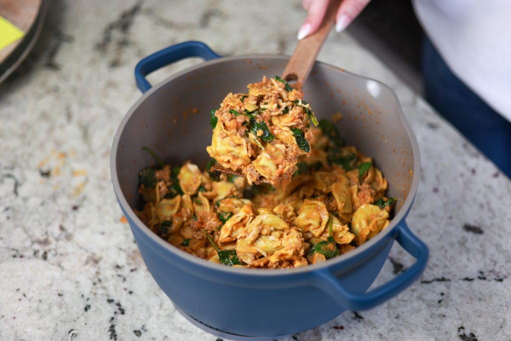 Beef and Cheese Tortellini Dinner