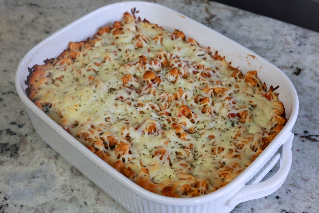 chicken bruschetta casserole