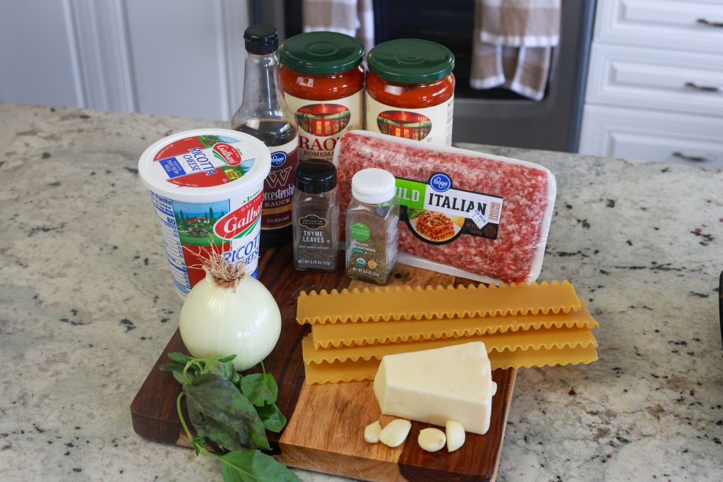 ingredients needed for skillet lasagna