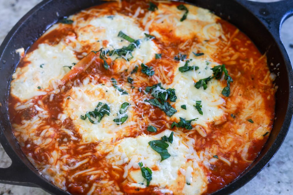 Best Skillet Lasagna