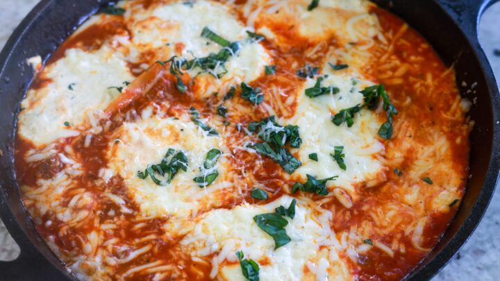 Best Skillet Lasagna