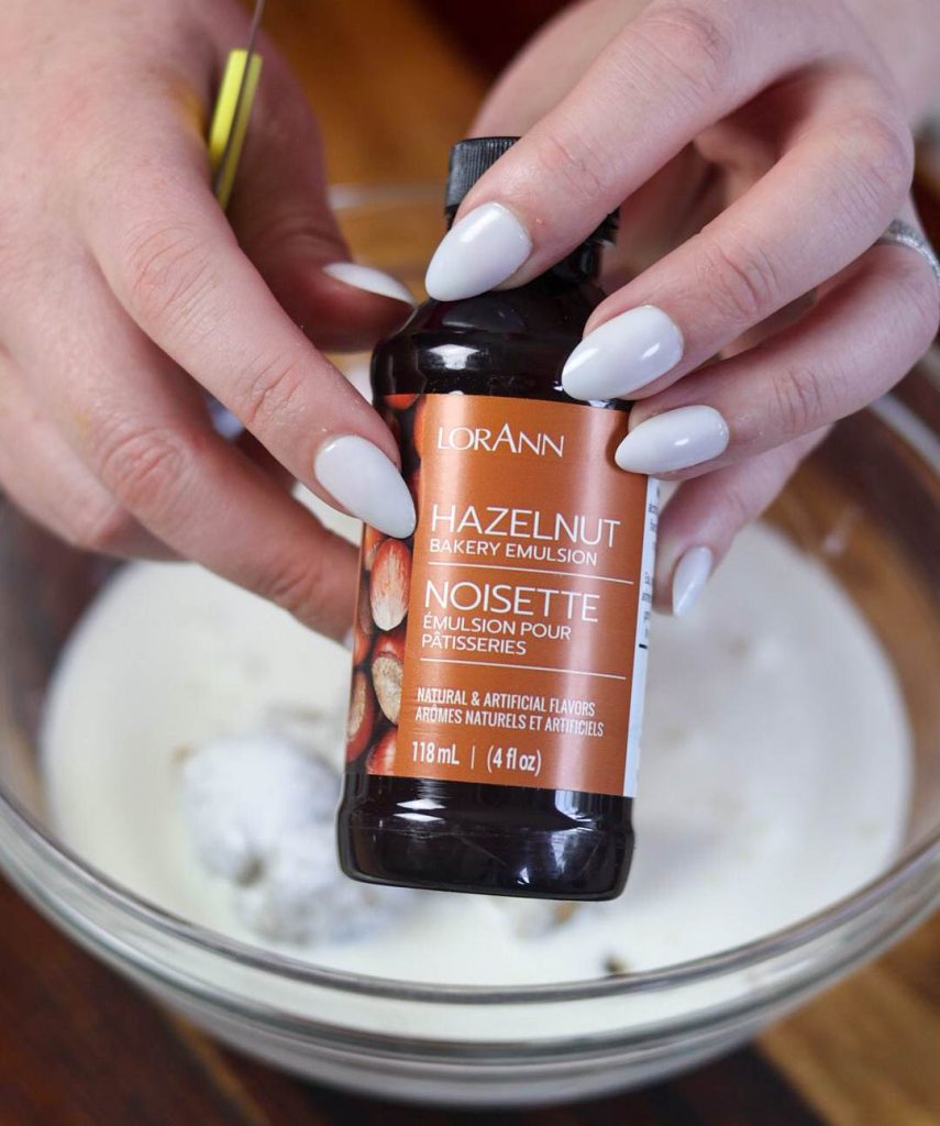 Hazelnut coffee creamer bakery emulsion