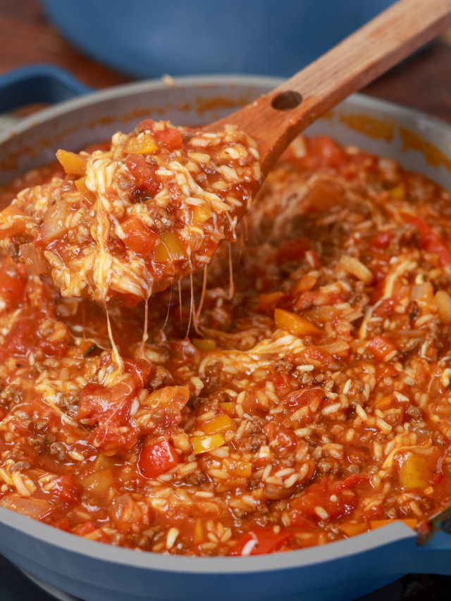 Unstuffed Pepper Skillet