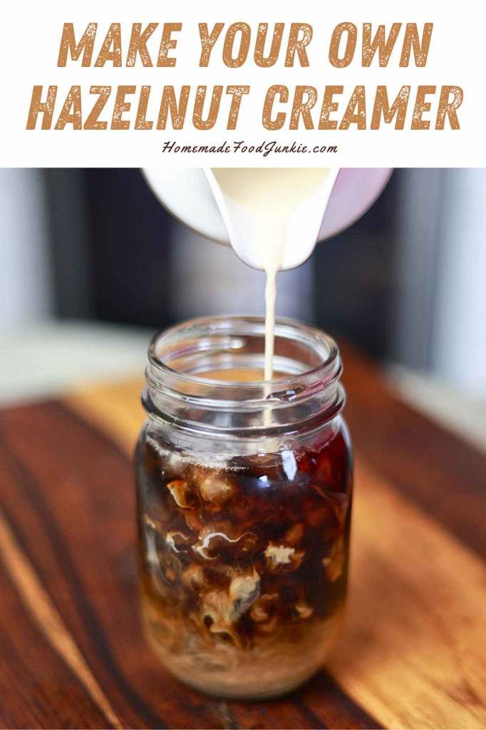 make your own hazelnut creamer 1