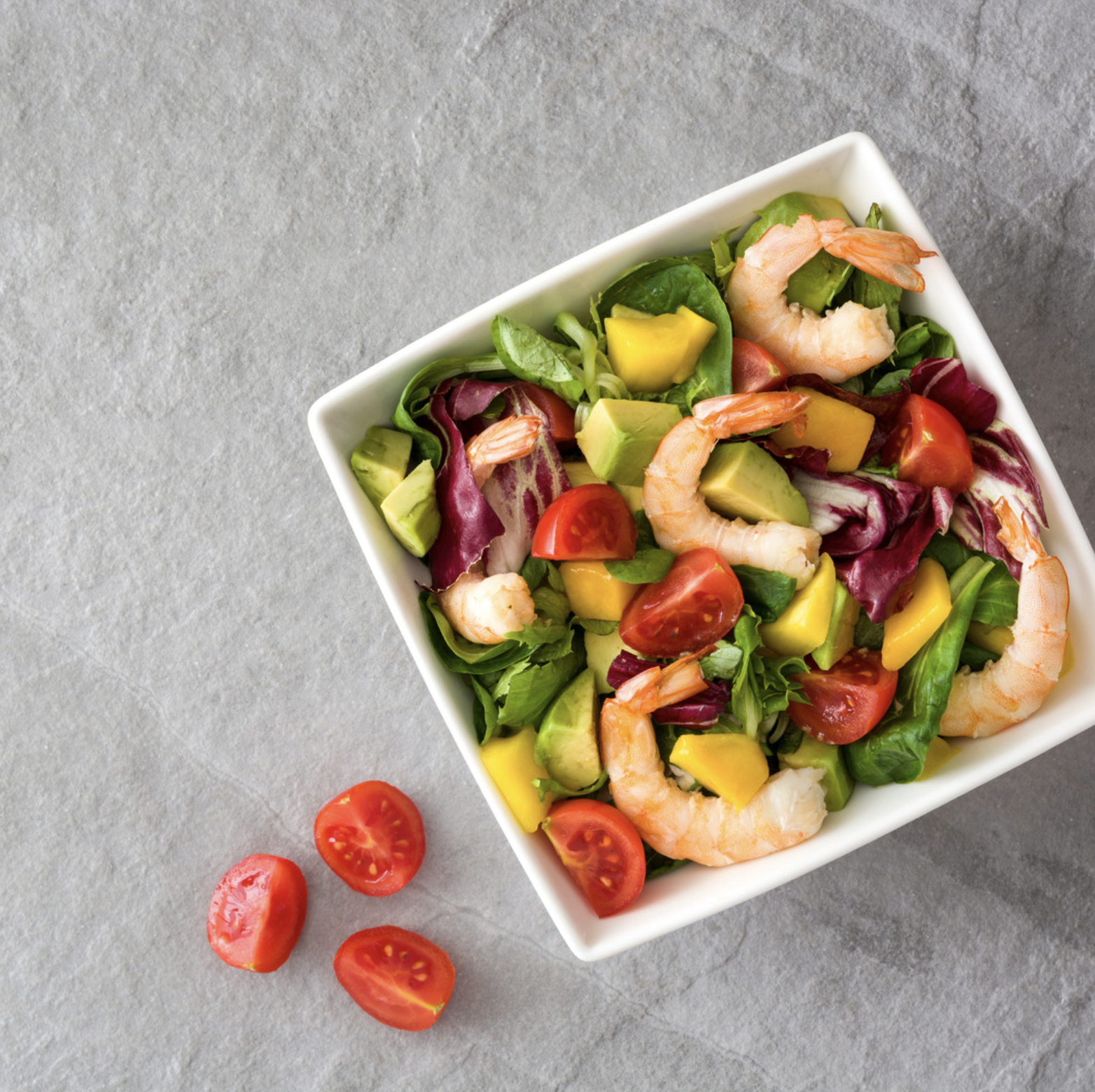 Grilled Shrimp Mango Salad