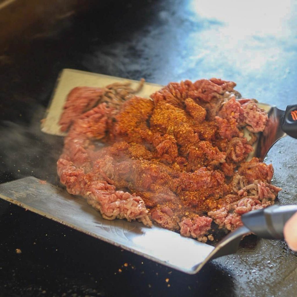 taco meat for blackstone crunchwrap supremes