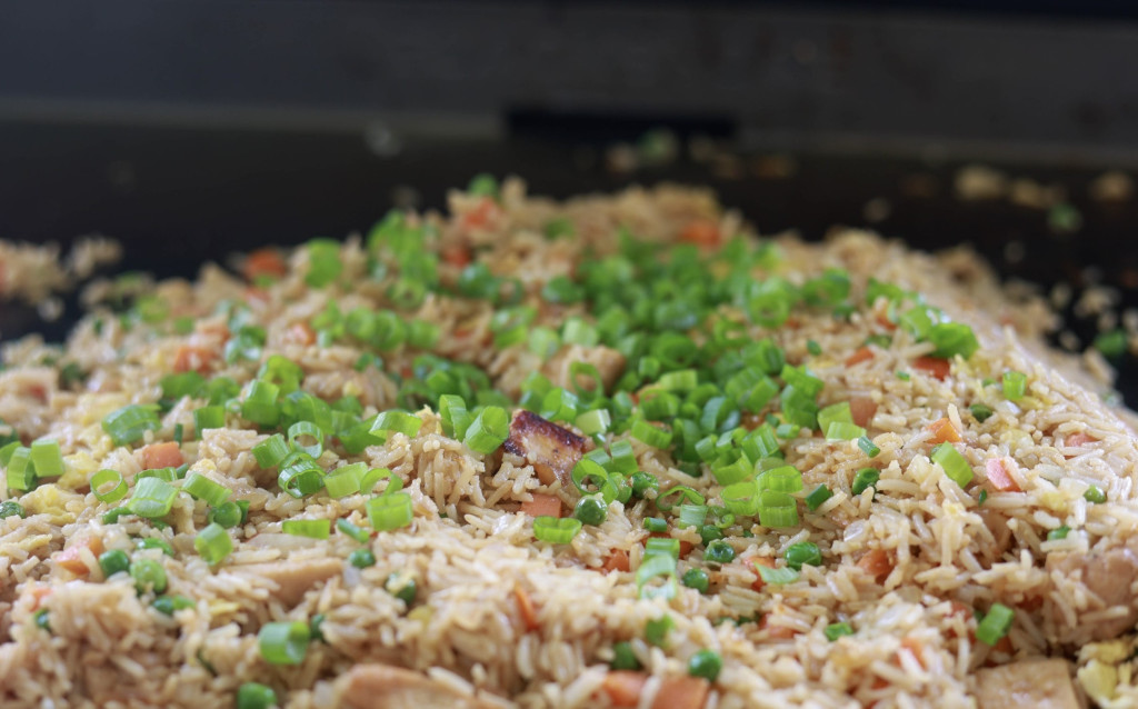 Blackstone Chicken Fried Rice