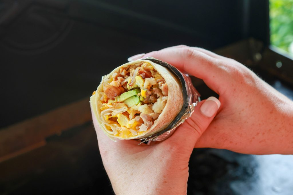 blackstone breakfast burritos