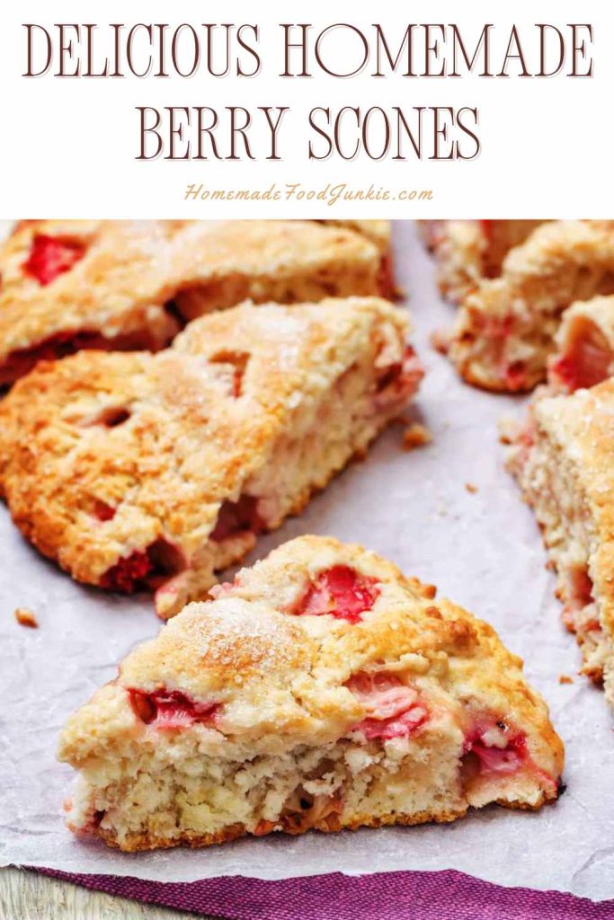 berry scones
