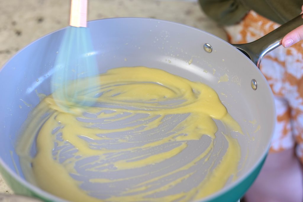 Making a roux for a beer cheese dip