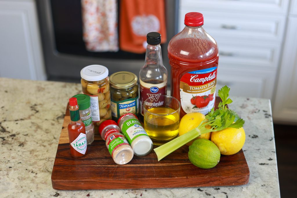 Best Large Batch Bloody Mary Mix Recipe for Brunch Parties 2 Ingredients for bloody mary mix