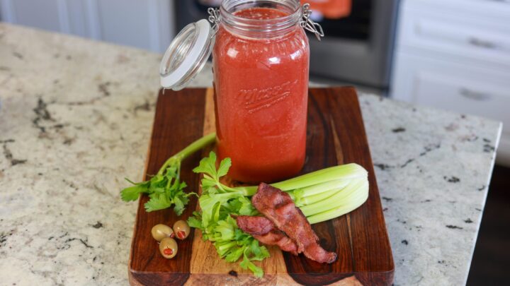 Large batch bloody mary mix