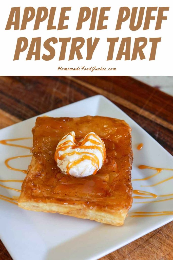 Easy Apple Pie Puff Pastry Tart 9 apple pie puff pastry tart