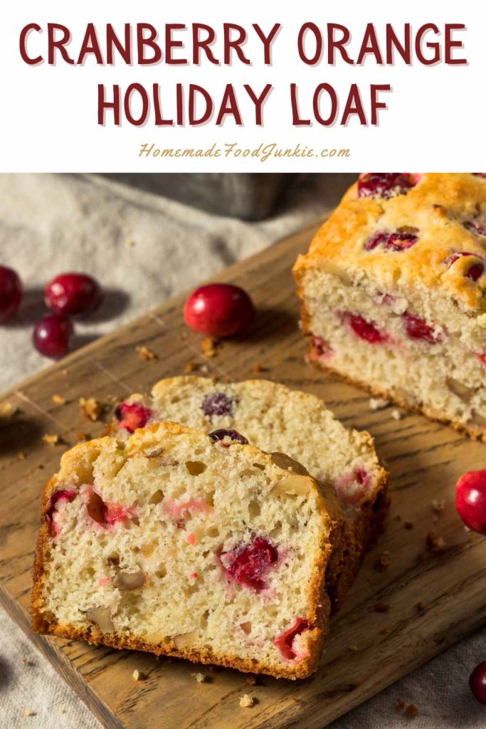 cranberry orange holiday loaf