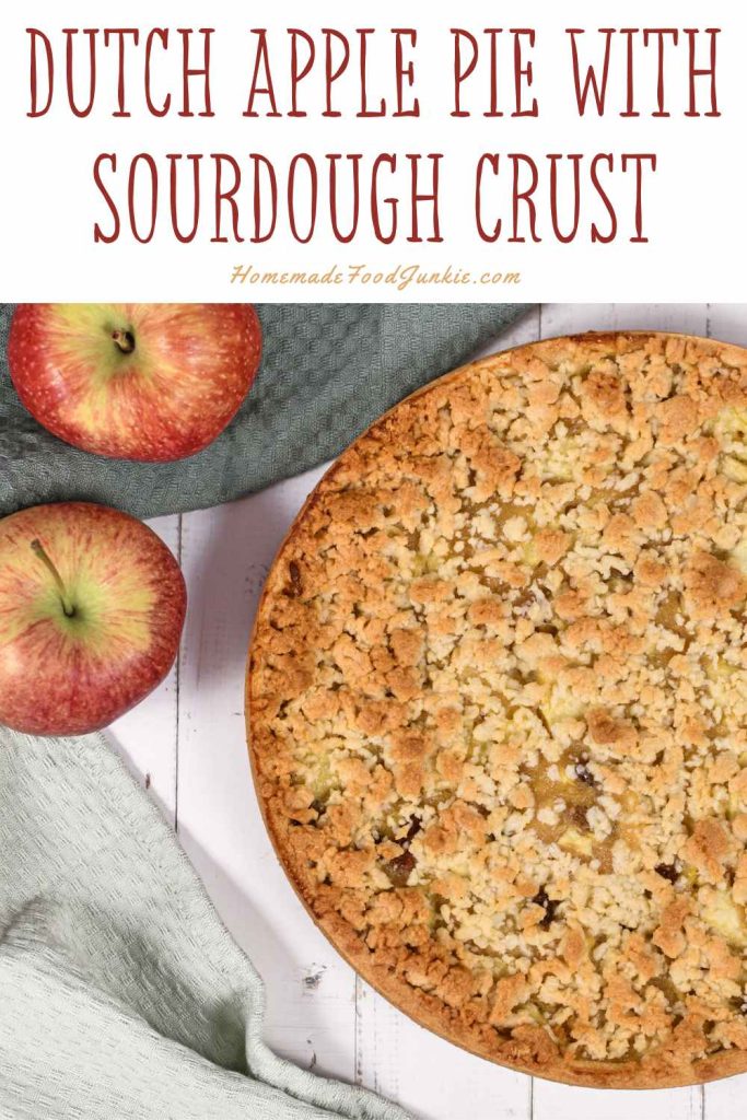dutch apple pie with sourdough crust
