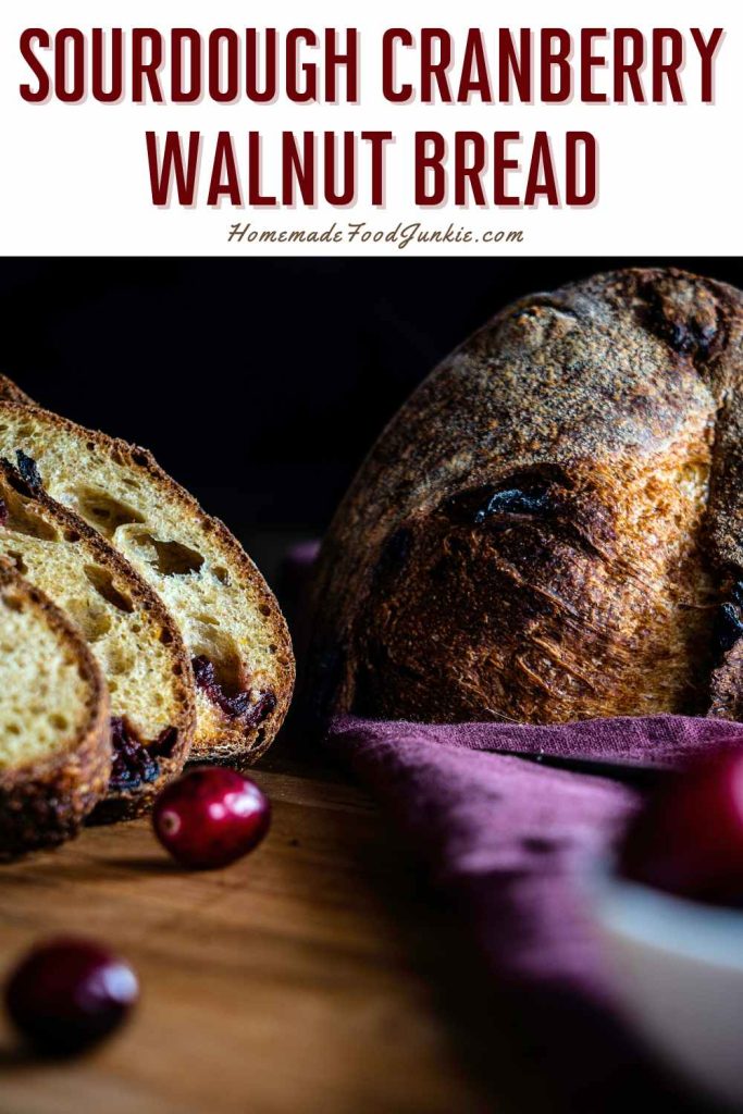 sourdough cranberry walnut bread