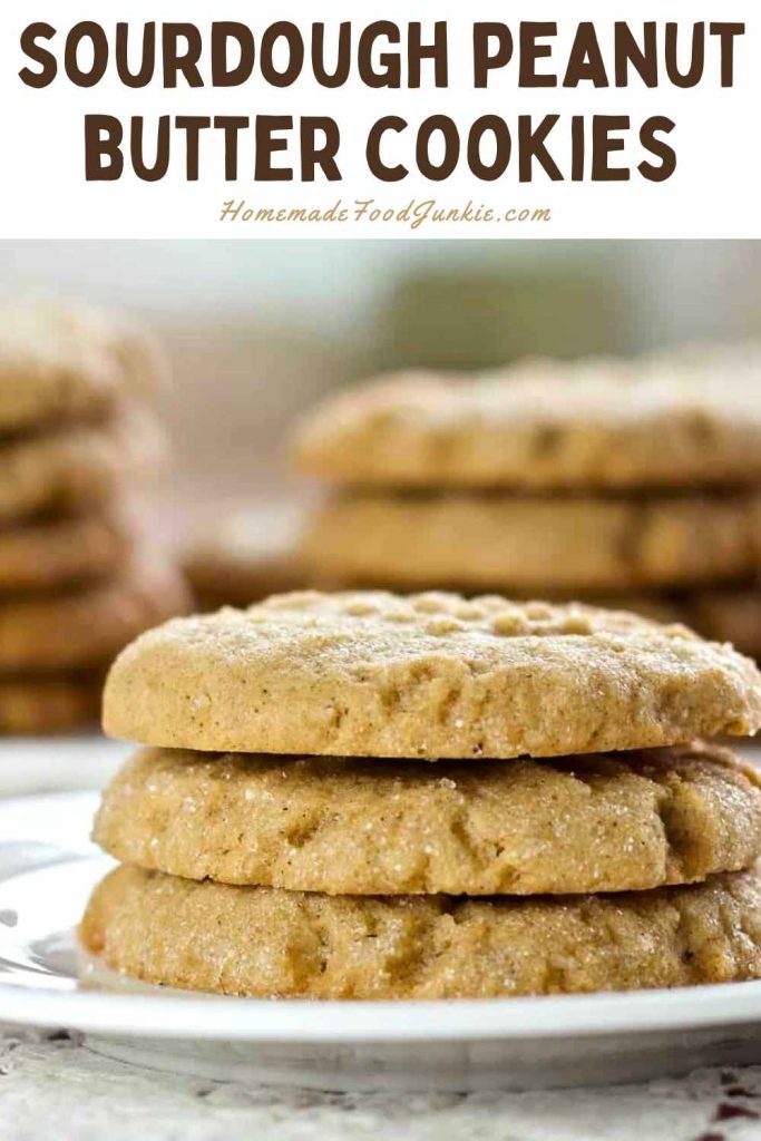 sourdough peanut butter cookies 1