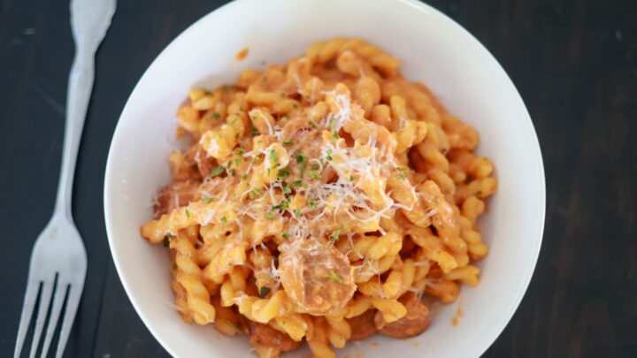 Smoky Sausage & Creamy Marinara Pasta