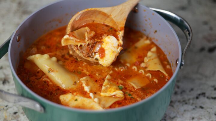 Cheesy Lasagna Soup