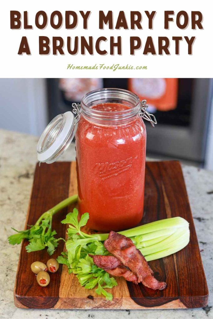 Best Large Batch Bloody Mary Mix Recipe for Brunch Parties 10 bloody marys for a brunch party