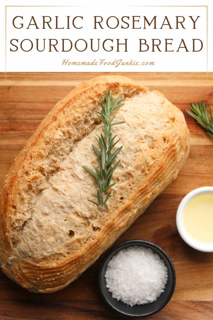 garlic rosemary sourdough bread 2